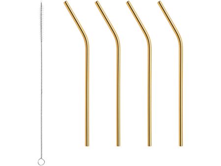 Set of 8 Peak Straws with Cleaning Brush Online