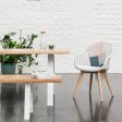 Avril Highback Dining Chair with Wood Base For Cheap