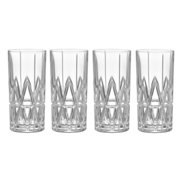 Peak Highball Glass (Set of 4) Online Hot Sale