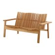 Amaze Outdoor Teak Stackable 2 Seater Sofa Online Hot Sale