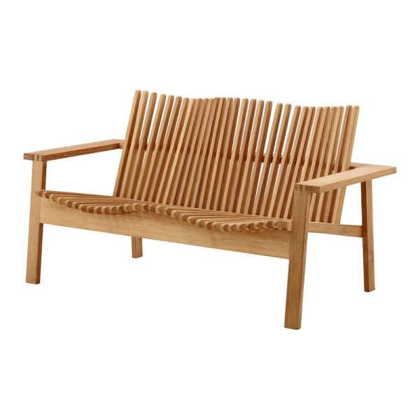 Amaze Outdoor Teak Stackable 2 Seater Sofa Online Hot Sale