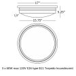 Roderick Flush Mount Supply