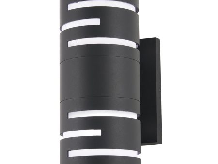 Groovin LED Outdoor Wall Sconce Online Hot Sale