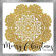 CIN1342 - Merry Christmas Mandala   - 12x12 Discount