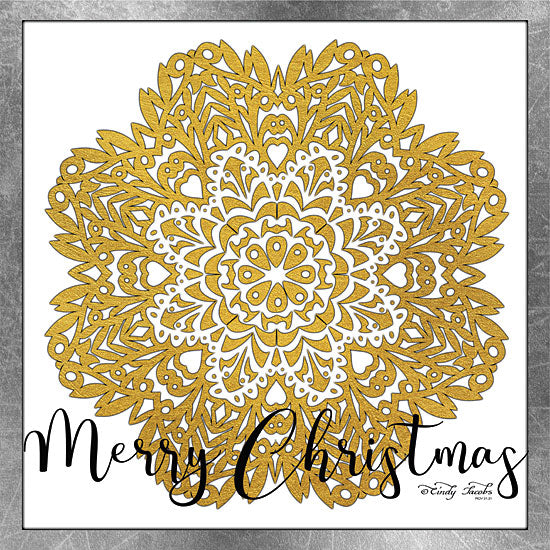 CIN1342 - Merry Christmas Mandala   - 12x12 Discount