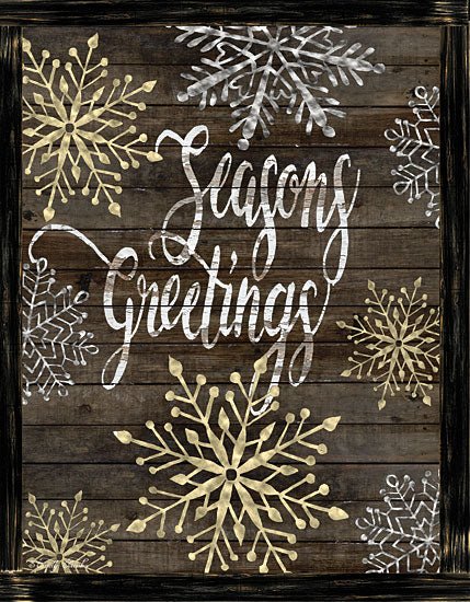 CIN1426 - Snowflake Seasons Greetings  - 12x16 Online Sale