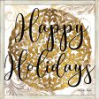 CIN1344 - Happy Holidays Mandala II   - 12x12 For Discount