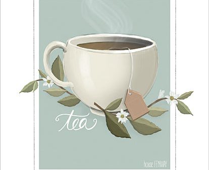 FEN102 - Botanical Tea - 12x16 For Discount